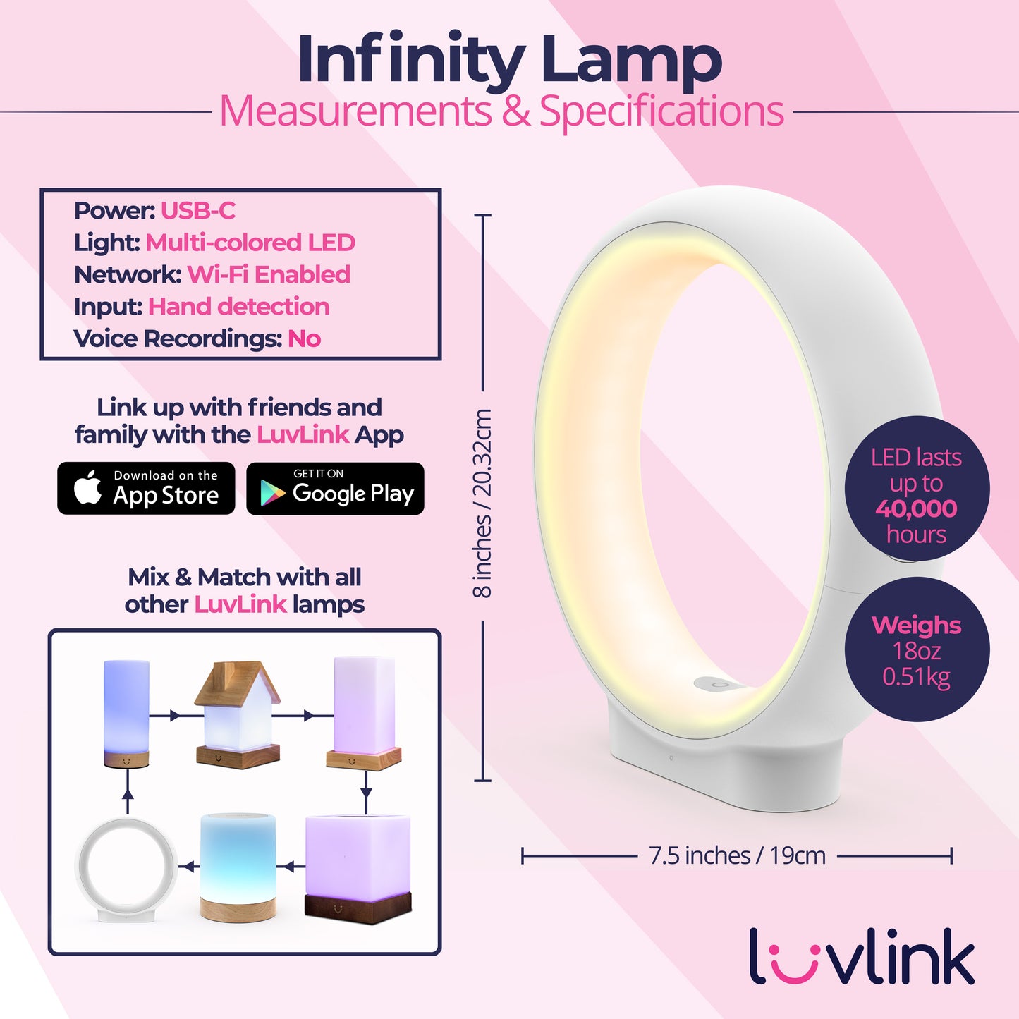 Infinity Lamp | LuvLink Canada