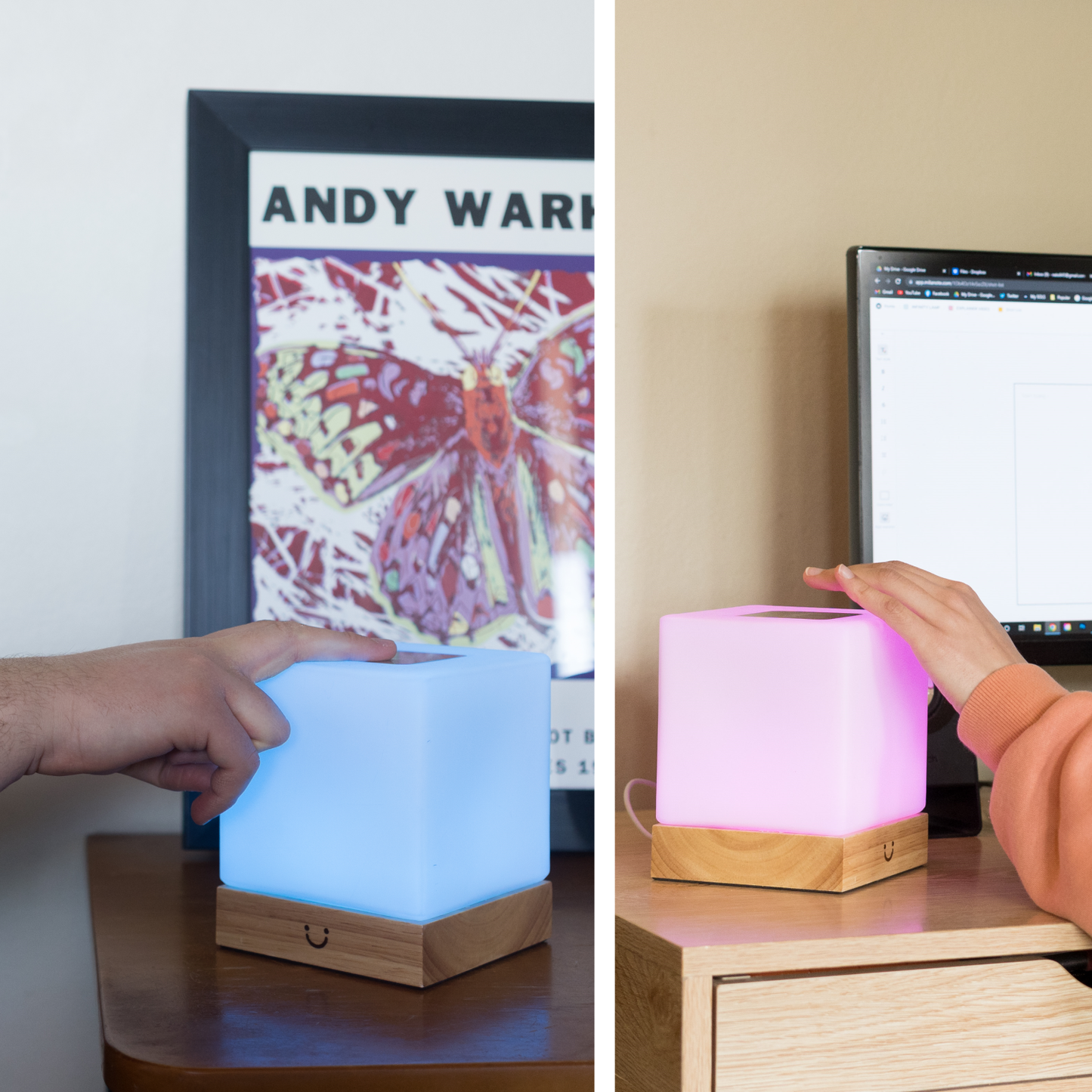 Modern Cube Lamp | LuvLink Canada