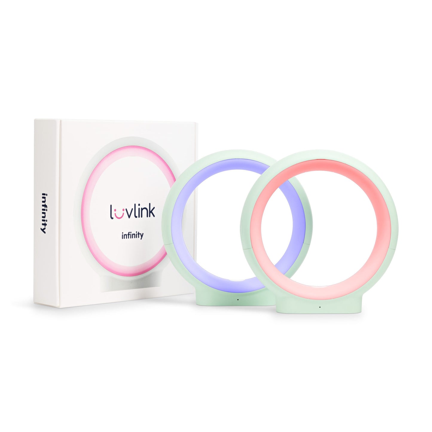 Infinity Lamp – Infinity / Mint / Set of Two | LuvLink Canada