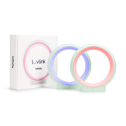 Infinity Lamp – Infinity / Mint / Set of Two | LuvLink Canada