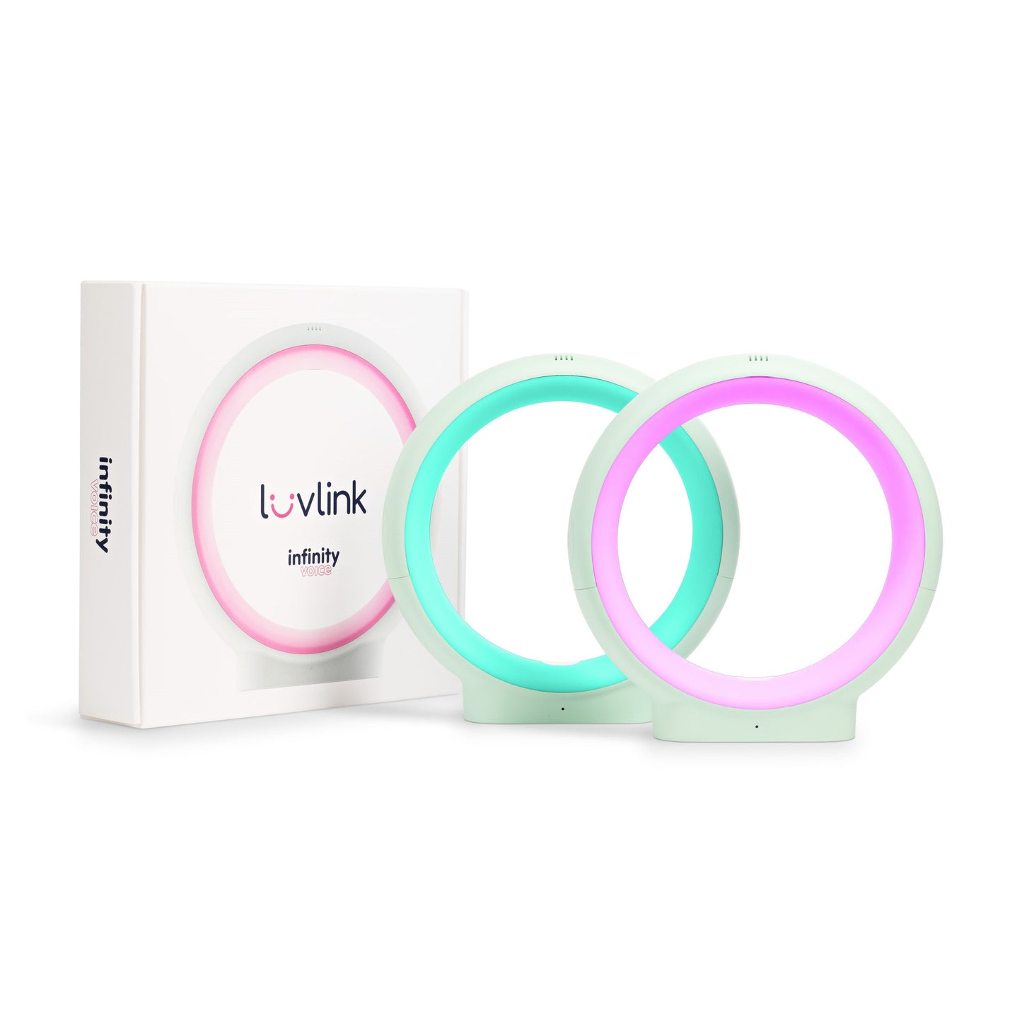 Infinity Lamp – Infinity Voice / Mint / Set of Two | LuvLink Canada