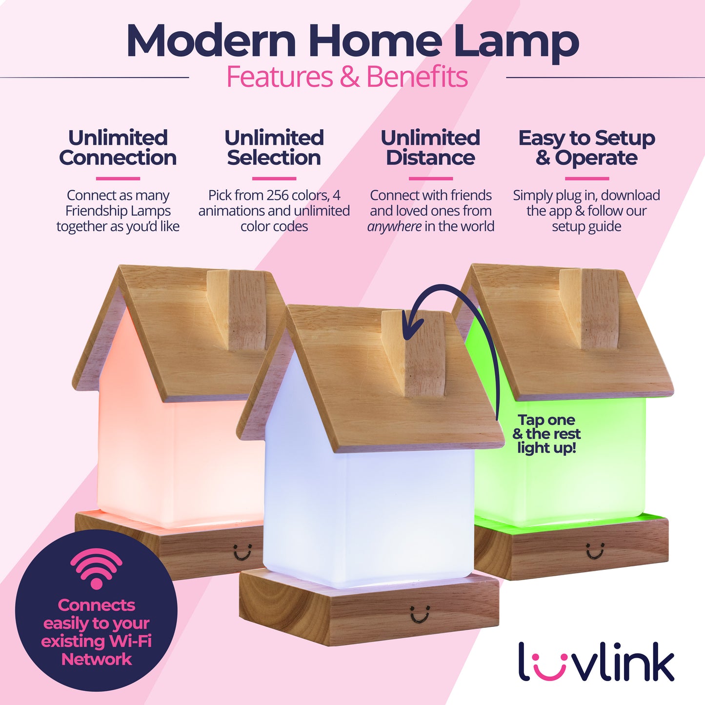Modern Home Lamp | LuvLink Canada