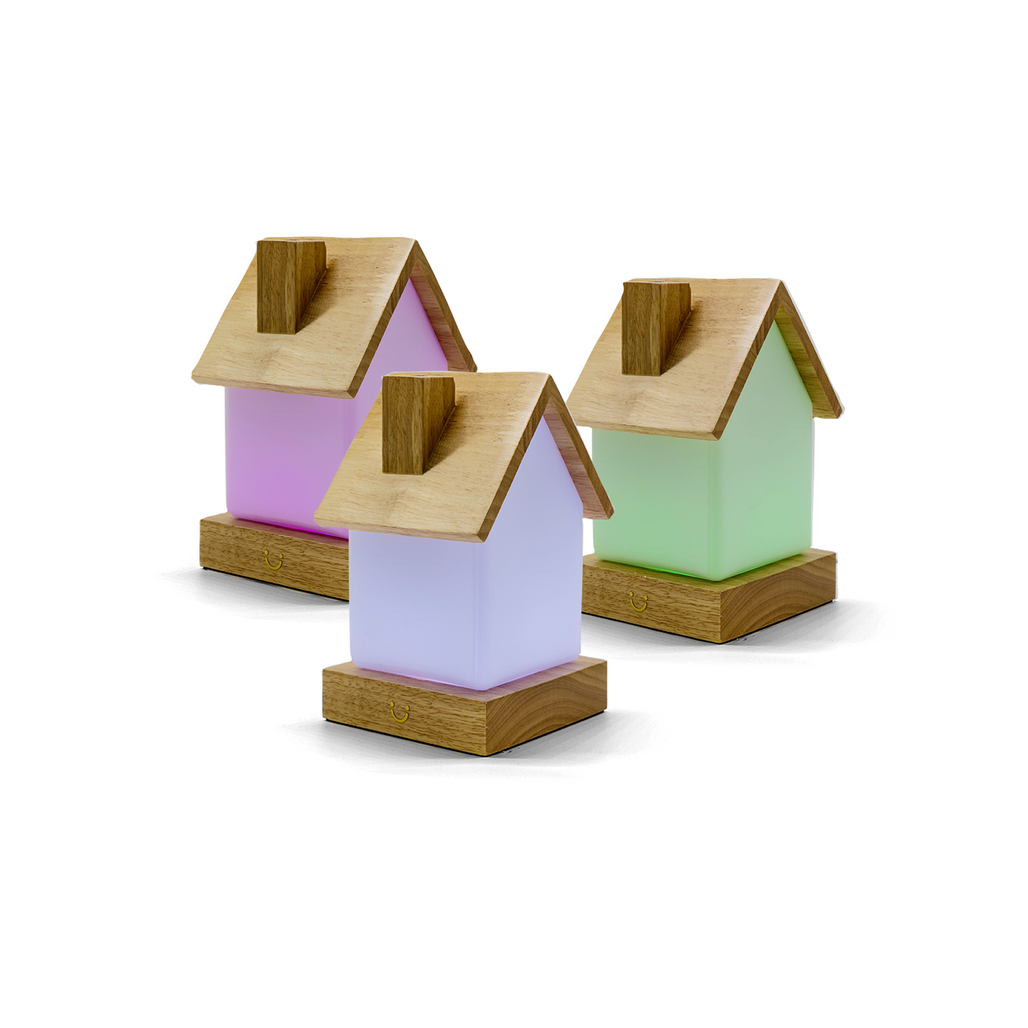 Modern Home Lamp – Natural / Set of Three | LuvLink Canada