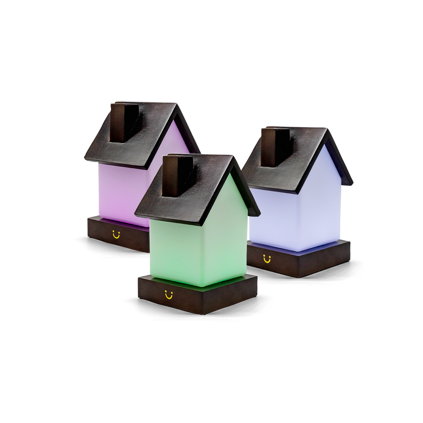 Modern Home Lamp – Walnut / Set of Three | LuvLink Canada