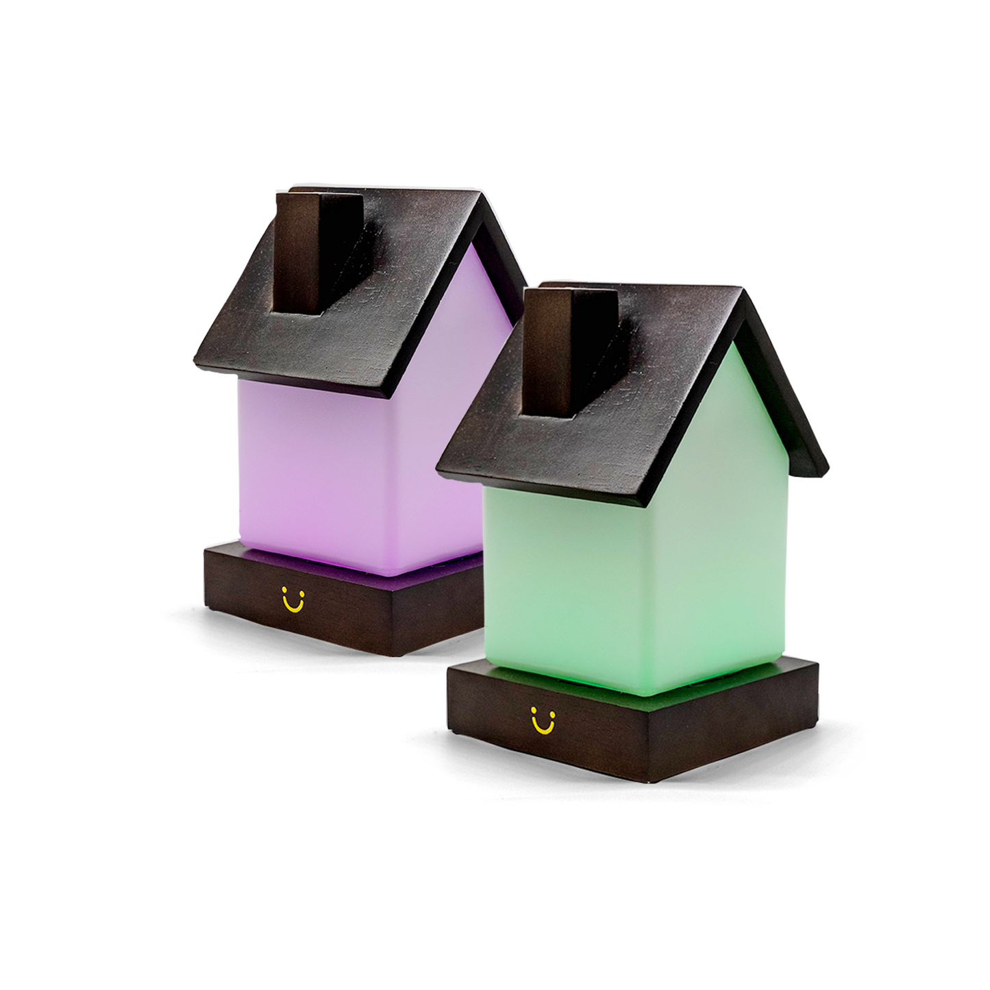Modern Home Lamp – Walnut / Set of Two | LuvLink Canada