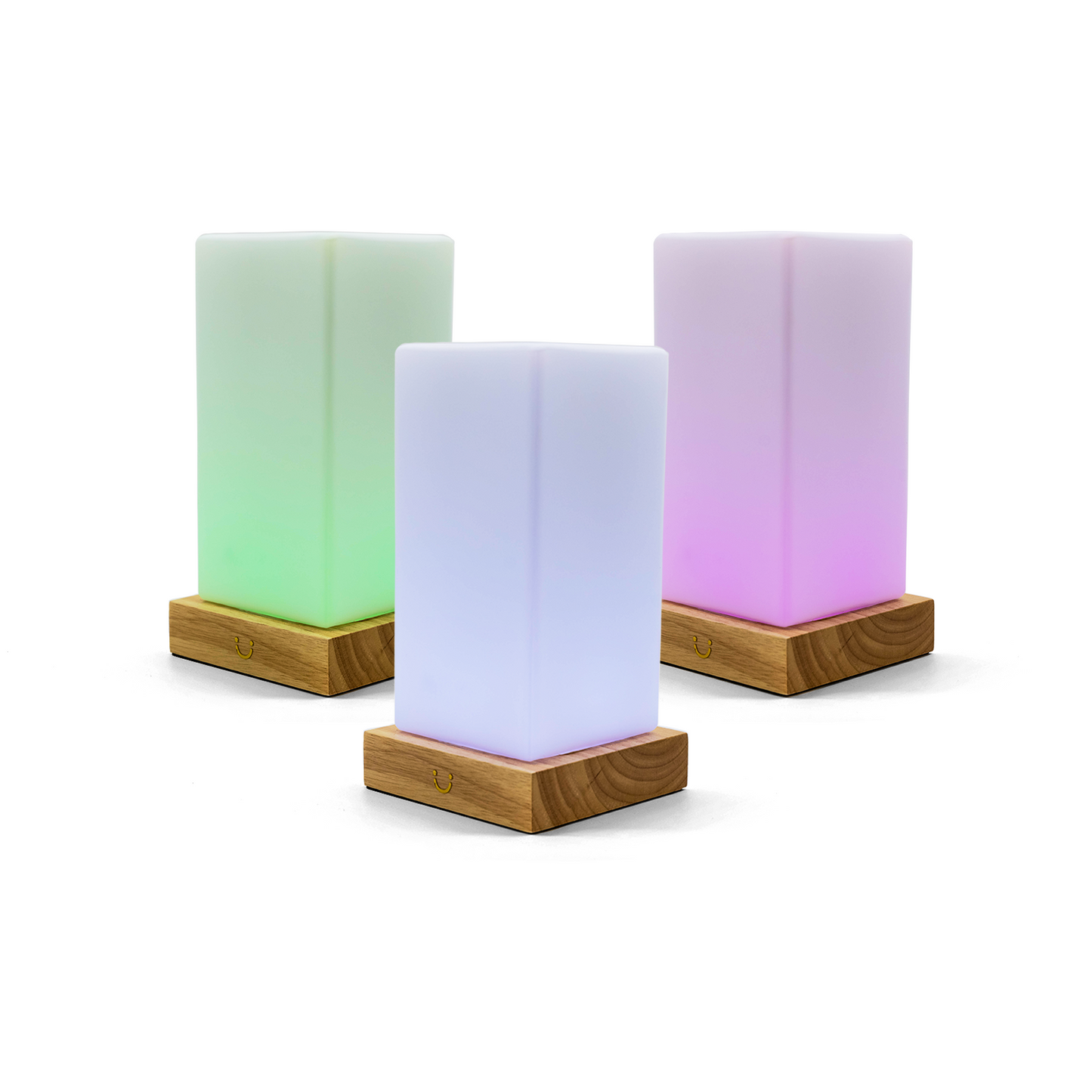 Modern Tower Lamp – Natural / Set of Three | LuvLink Canada